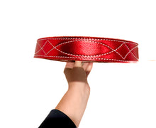 Load image into Gallery viewer, Red Metallic Ranger Belt
