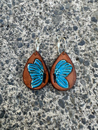 Blue Butterfly Earrings