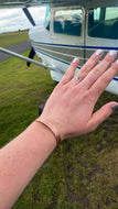 Dainty copper cuff